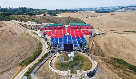 Teatro del Silenzio, L'Ajatico- Boccelli's concert - First week of July